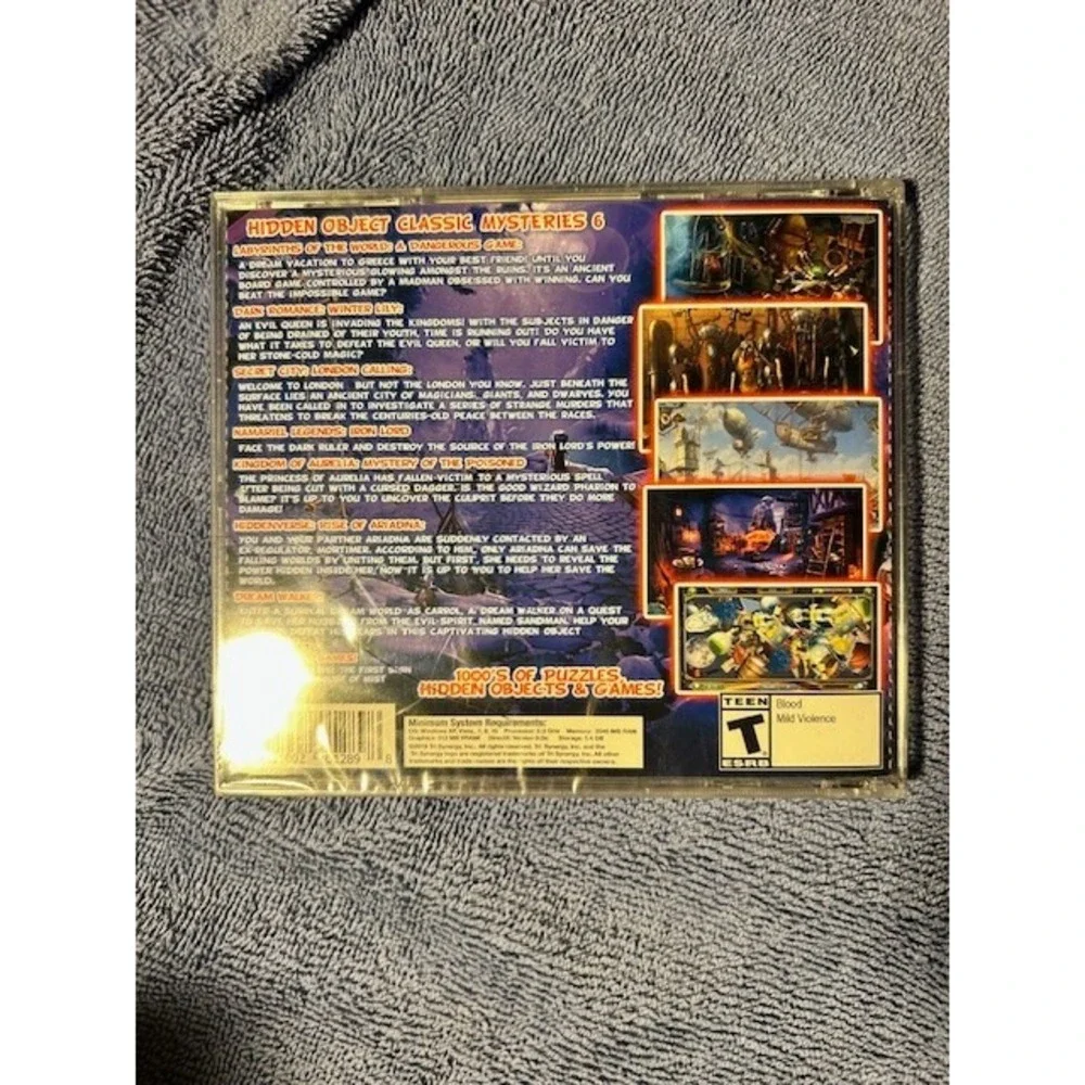Classic‎ Hidden 10 Object Pack Mysteries 6 PC Game New & Sealed
